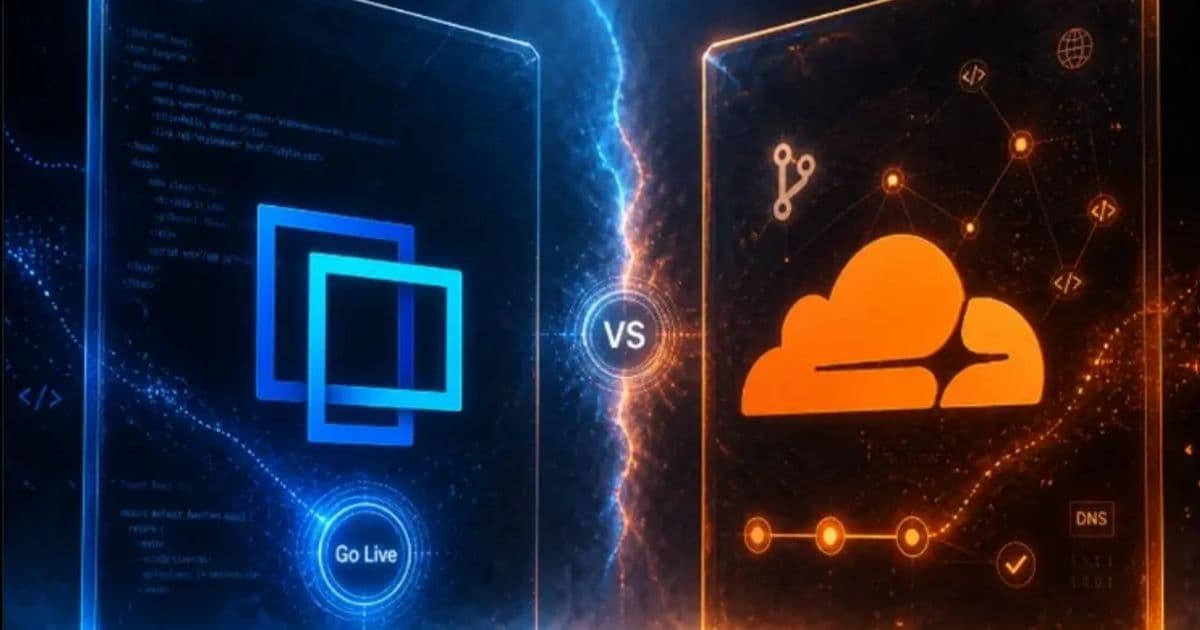 GeminiLaunch vs Cloudflare Pages — which is better for AI sites?